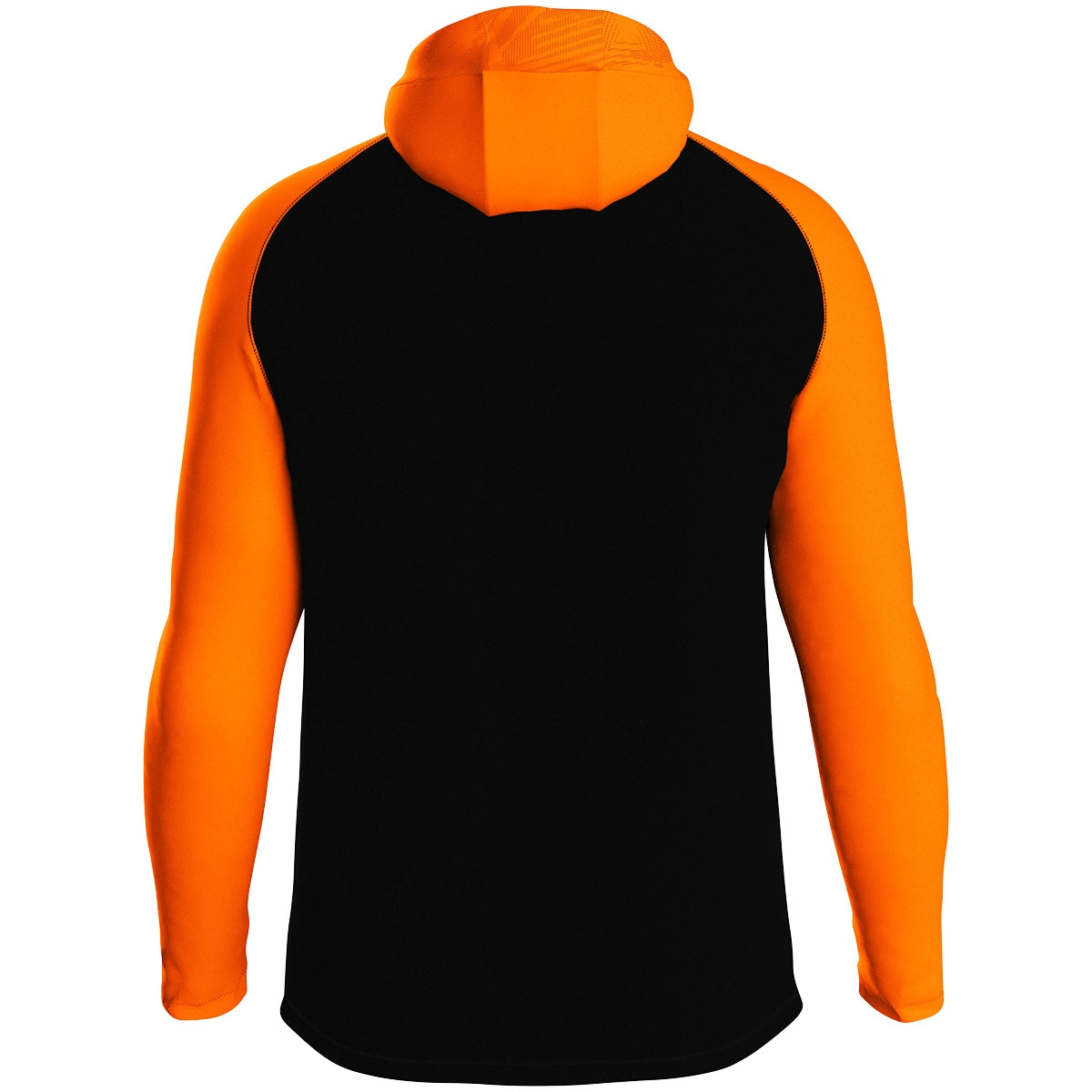 JAKO Kapuzenjacke Iconic (schwarz/neonorange)