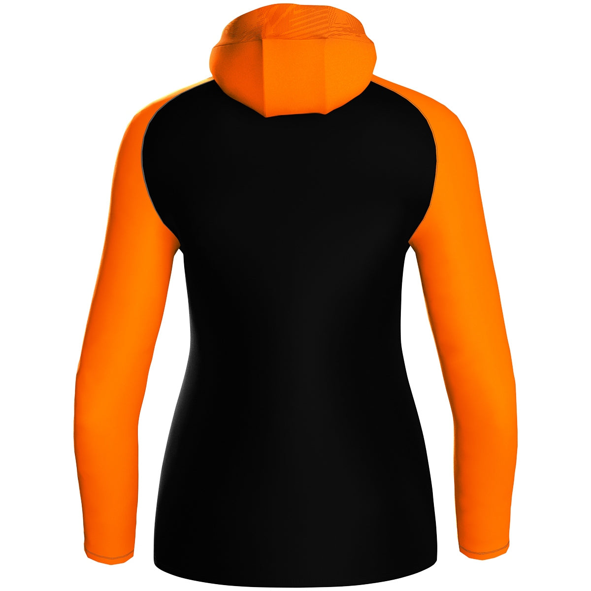 JAKO Kapuzenjacke Iconic Damen (schwarz/neonorange)