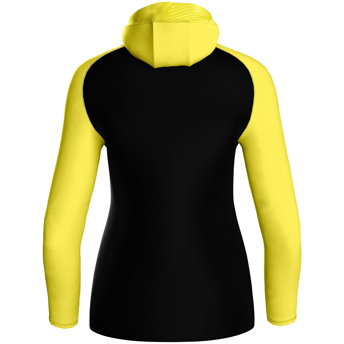 JAKO Kapuzenjacke Iconic Damen (schwarz/soft yellow)
