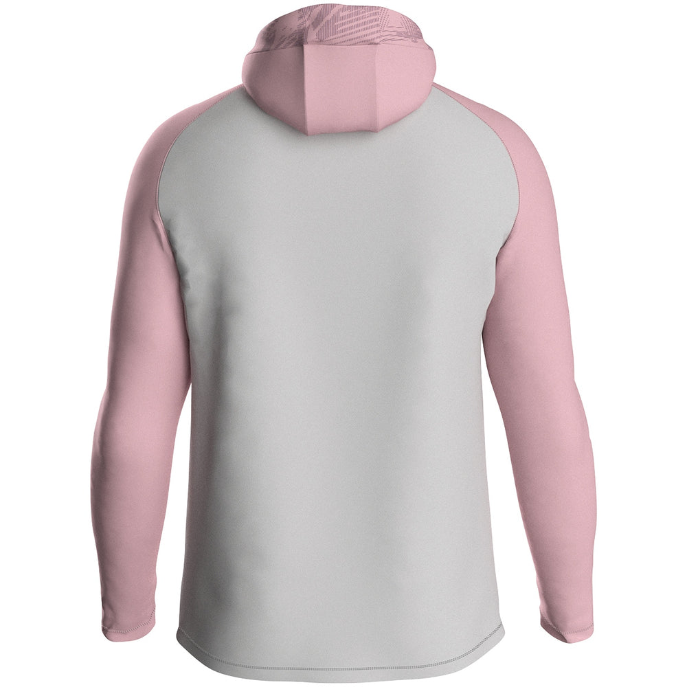 JAKO Kapuzenjacke Iconic (soft grey/dusky pink/anthra light)