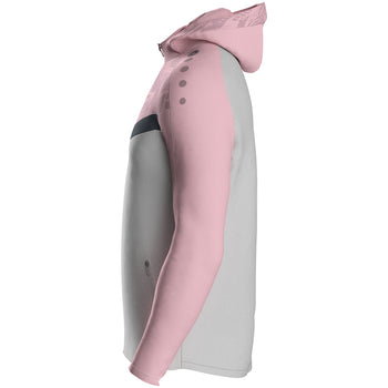 JAKO Kapuzenjacke Iconic (soft grey/dusky pink/anthra light)
