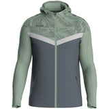 JAKO Kapuzenjacke Iconic (anthra light/mintgrün/soft grey)