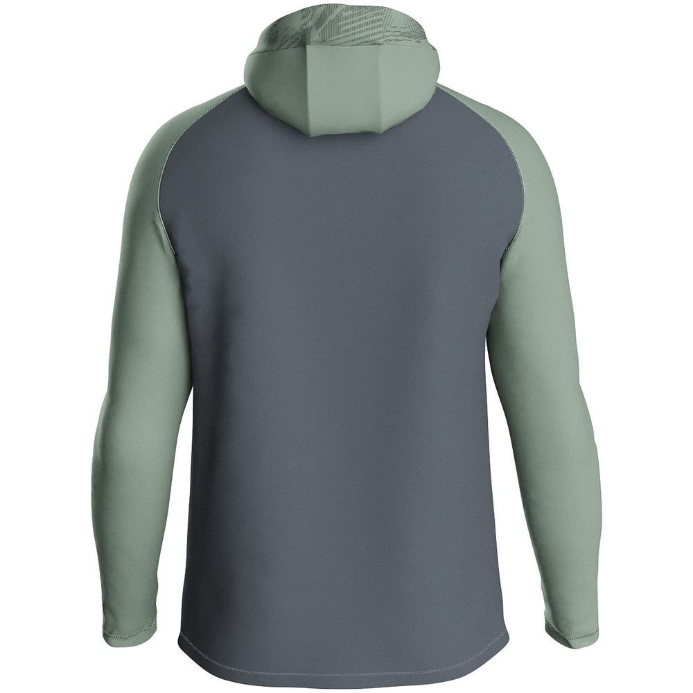 JAKO Kapuzenjacke Iconic (anthra light/mintgrün/soft grey)