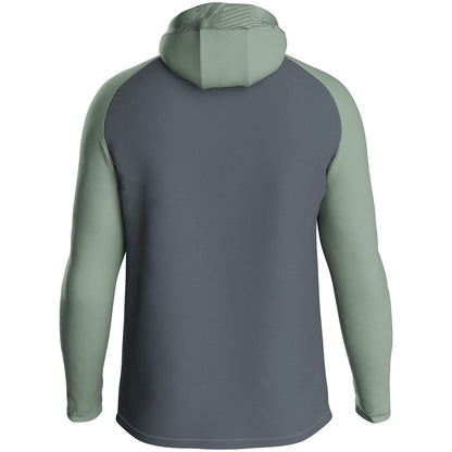 JAKO Kapuzenjacke Iconic (anthra light/mintgrün/soft grey)
