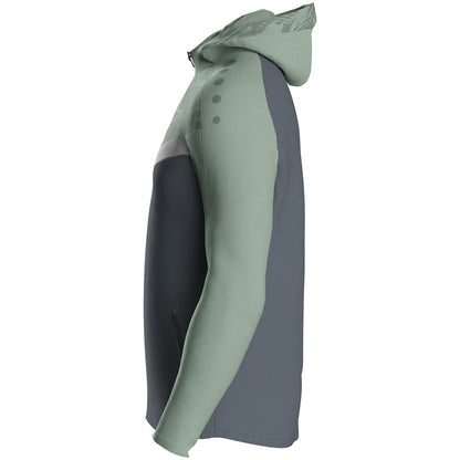 JAKO Kapuzenjacke Iconic (anthra light/mintgrün/soft grey)