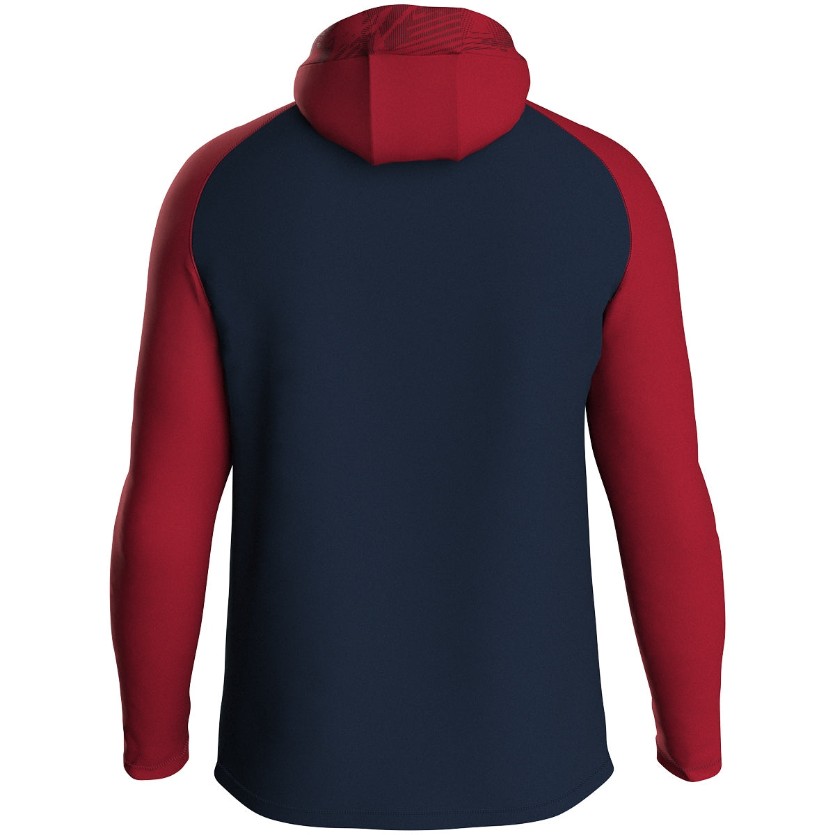 JAKO Kapuzenjacke Iconic (marine/chili rot)