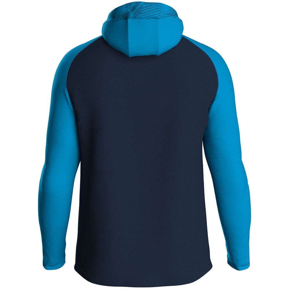 JAKO Kapuzenjacke Iconic (marine/JAKO blau/neongelb)