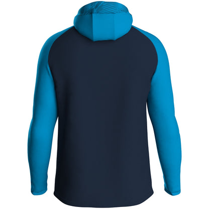 JAKO Kapuzenjacke Iconic (marine/JAKO blau/neongelb)