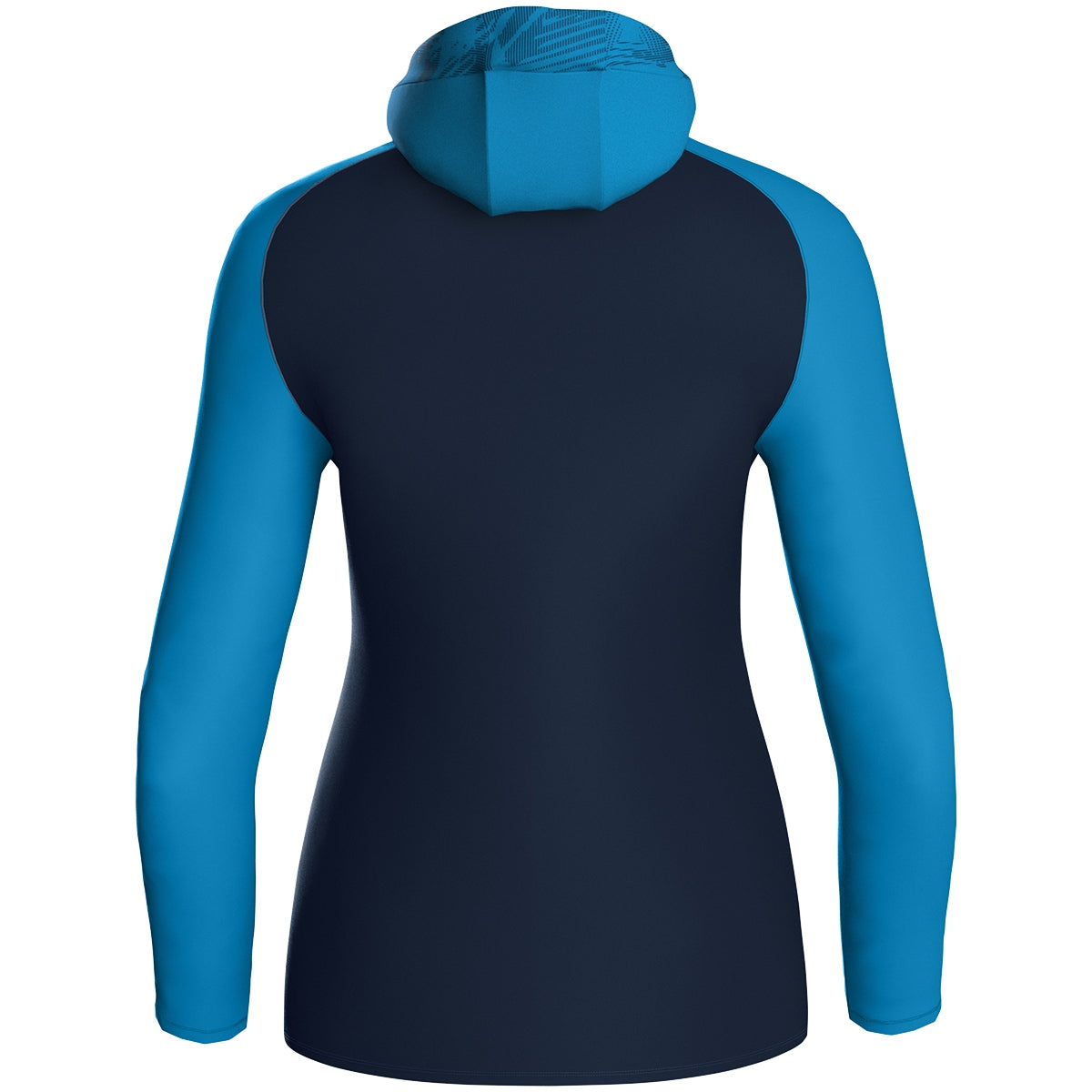 JAKO Kapuzenjacke Iconic Damen (marine/JAKO blau/neongelb)