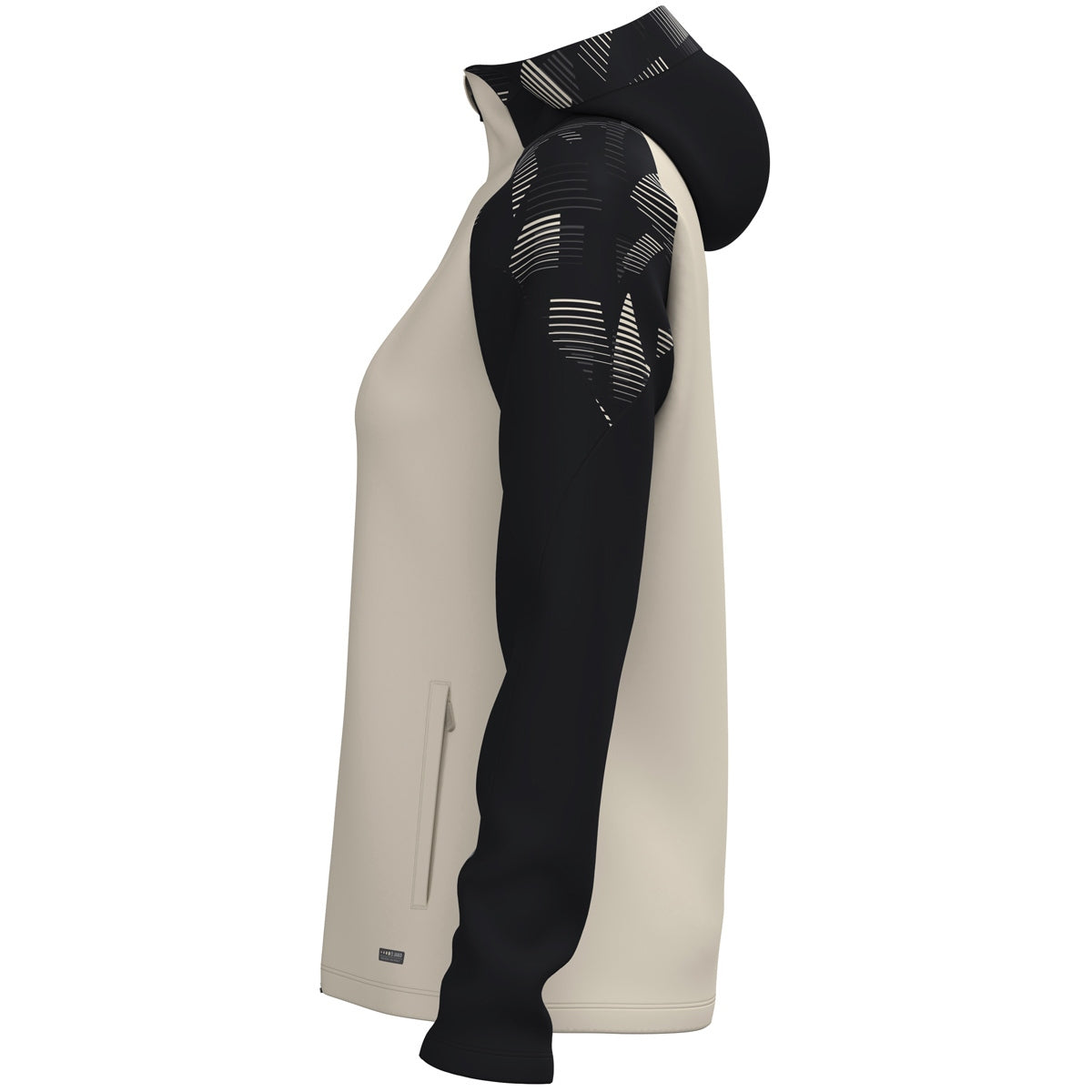 JAKO Kapuzenjacke Sonic Damen (off white/schwarz)