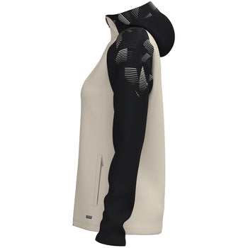 JAKO Kapuzenjacke Sonic Damen (off white/schwarz)