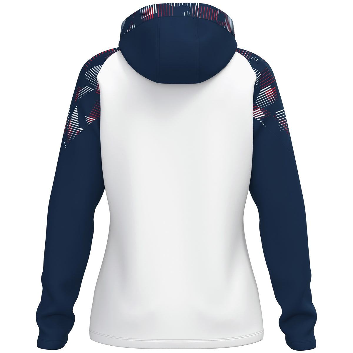 JAKO Kapuzenjacke Sonic Damen (weiß/marine/rot)