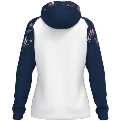JAKO Kapuzenjacke Sonic Damen (weiß/marine/rot)