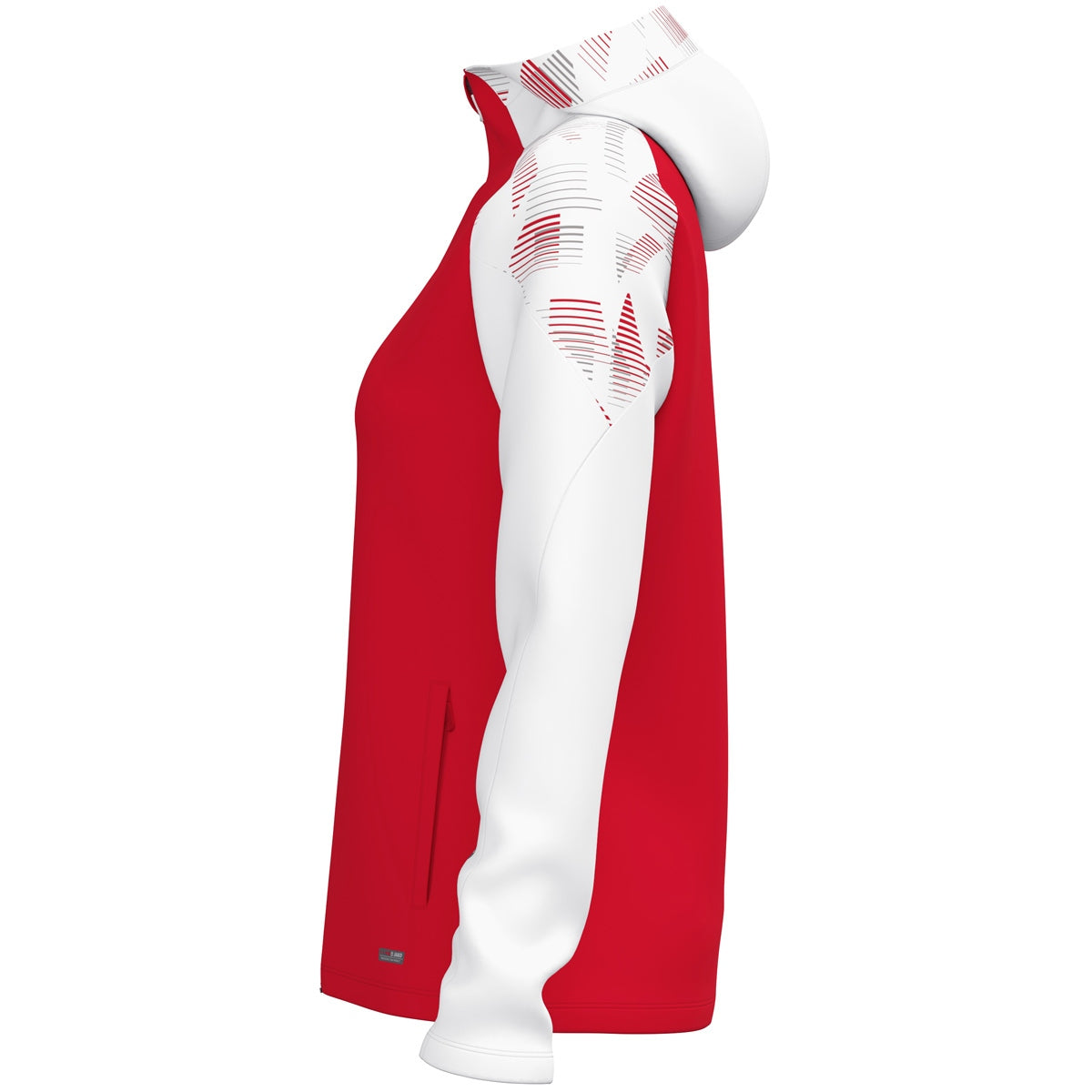 JAKO Kapuzenjacke Sonic Damen (rot/weiß)