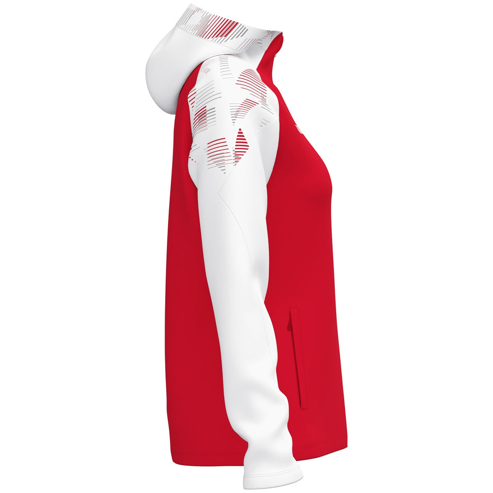 JAKO Kapuzenjacke Sonic Damen (rot/weiß)