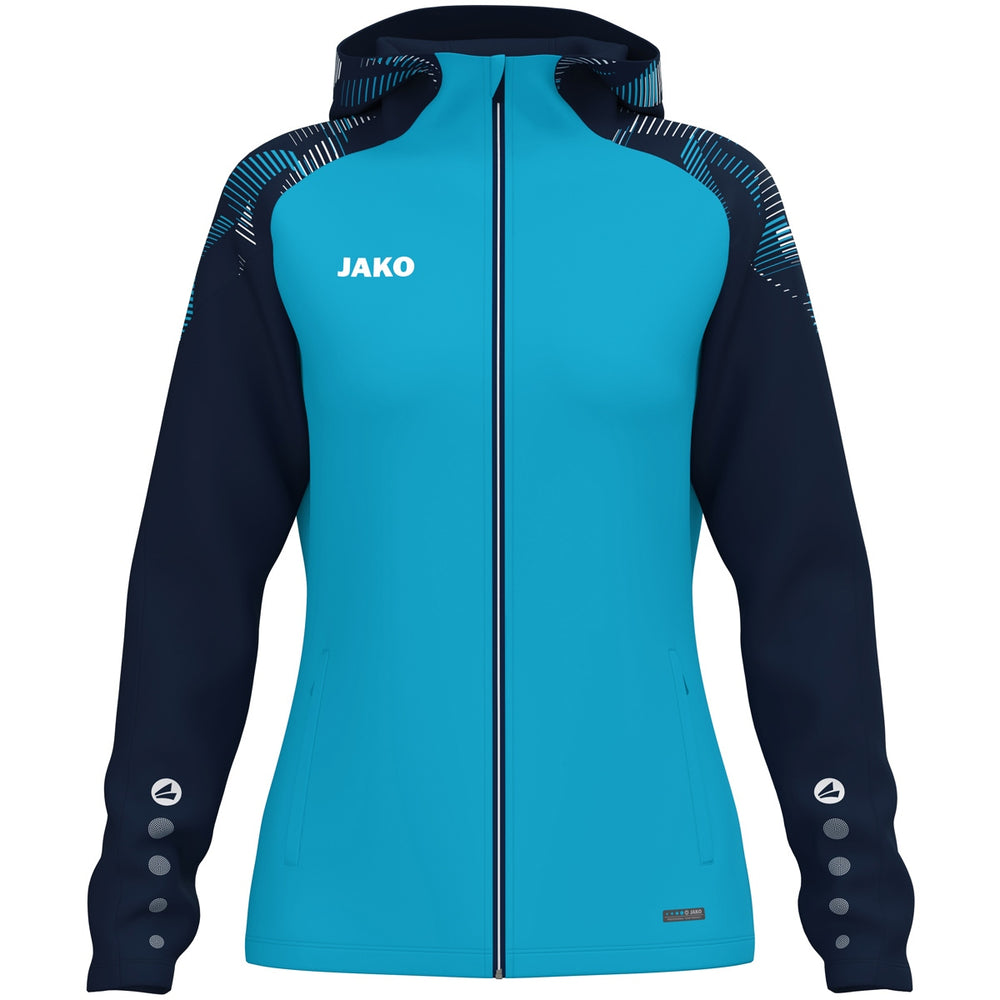 JAKO Kapuzenjacke Sonic Damen (aqua/marine)