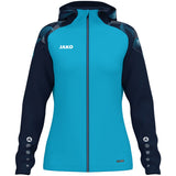 JAKO Kapuzenjacke Sonic Damen (aqua/marine)