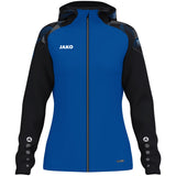 JAKO Kapuzenjacke Sonic Damen (royal/schwarz)