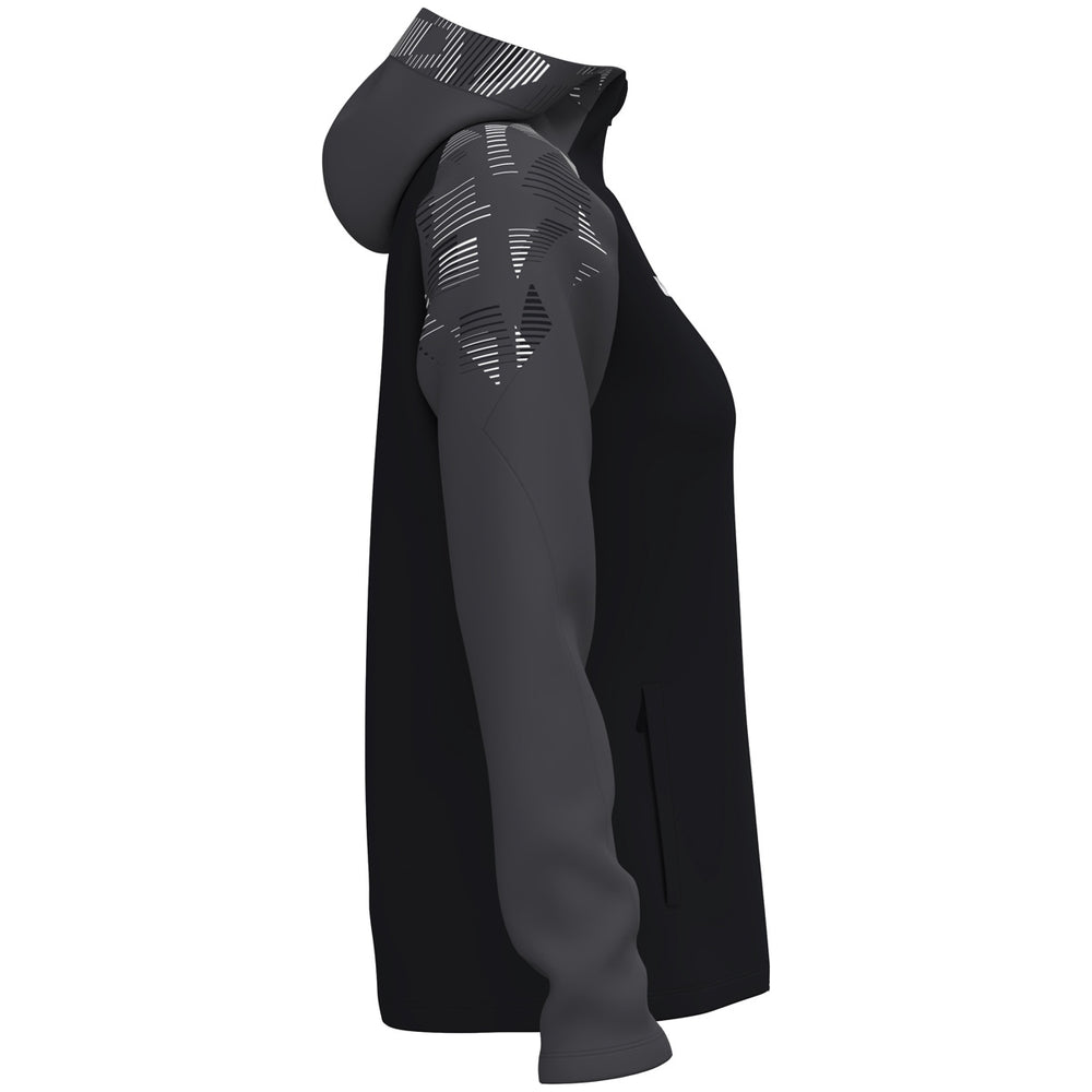 JAKO Kapuzenjacke Sonic Damen (schwarz/anthrazit)