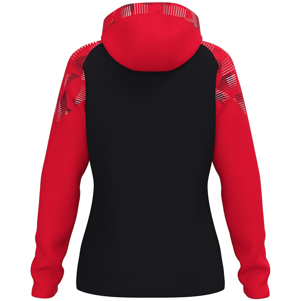 JAKO Kapuzenjacke Sonic Damen (schwarz/rot)