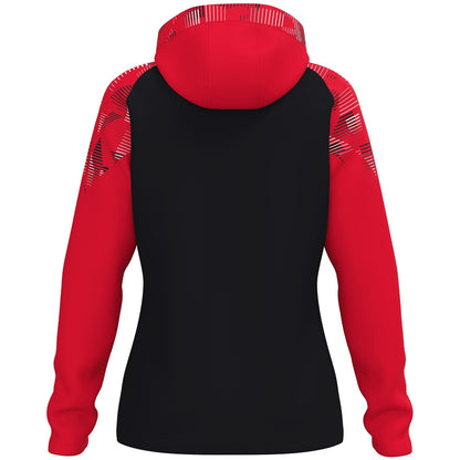 JAKO Kapuzenjacke Sonic Damen (schwarz/rot)