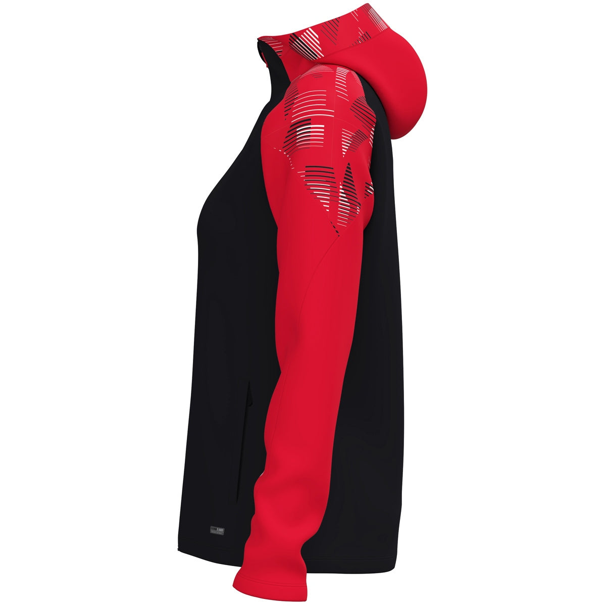 JAKO Kapuzenjacke Sonic Damen (schwarz/rot)