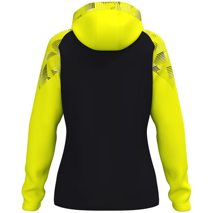 JAKO Kapuzenjacke Sonic Damen (schwarz/neongelb)