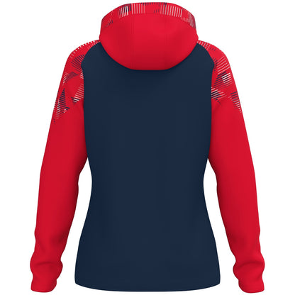 JAKO Kapuzenjacke Sonic Damen (marine/rot)