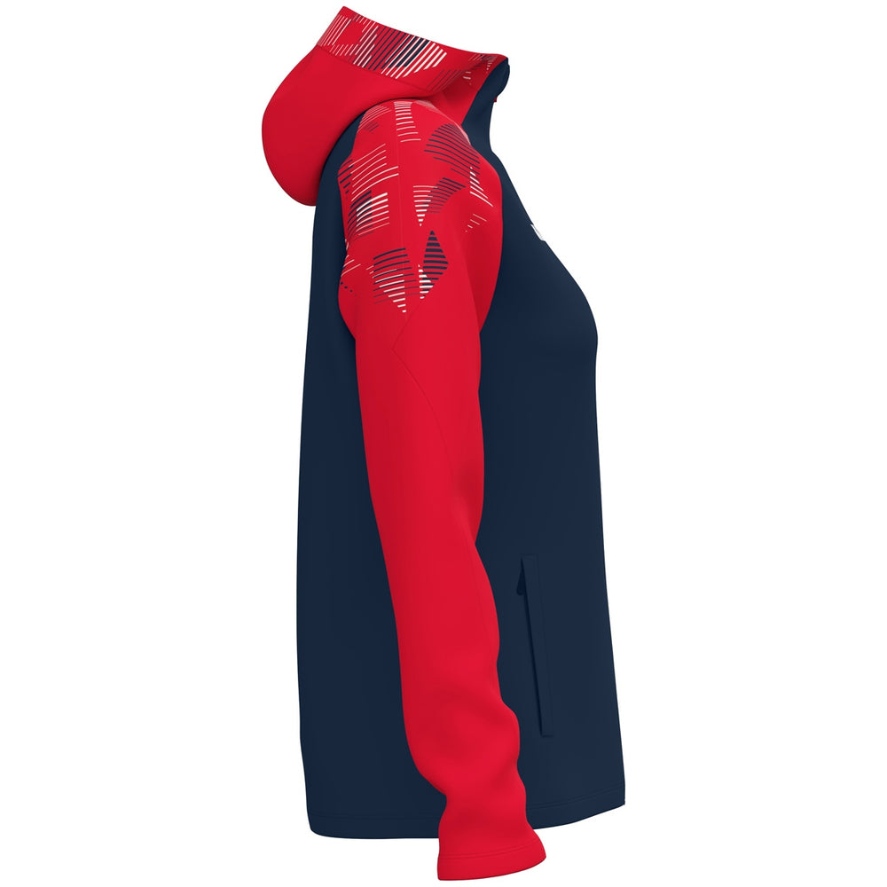 JAKO Kapuzenjacke Sonic Damen (marine/rot)