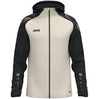 JAKO Kapuzenjacke Sonic (off white/schwarz)