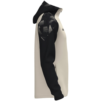 JAKO Kapuzenjacke Sonic (off white/schwarz)