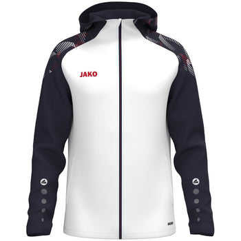 JAKO Kapuzenjacke Sonic (weiß/marine/rot)
