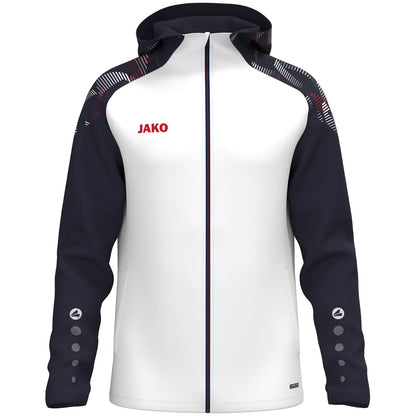 JAKO Kapuzenjacke Sonic (weiß/marine/rot)