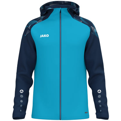 JAKO Kapuzenjacke Sonic (aqua/marine)