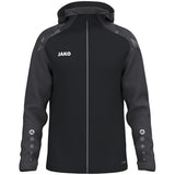 JAKO Kapuzenjacke Sonic (schwarz/anthrazit)