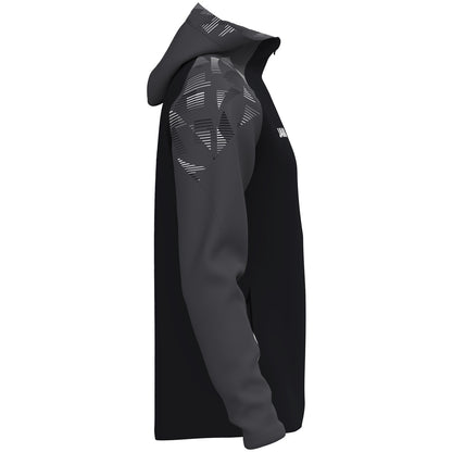JAKO Kapuzenjacke Sonic (schwarz/anthrazit)