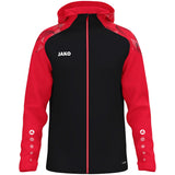 JAKO Kapuzenjacke Sonic (schwarz/rot)