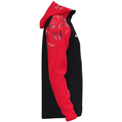 JAKO Kapuzenjacke Sonic (schwarz/rot)