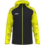 JAKO Kapuzenjacke Sonic (schwarz/neongelb)