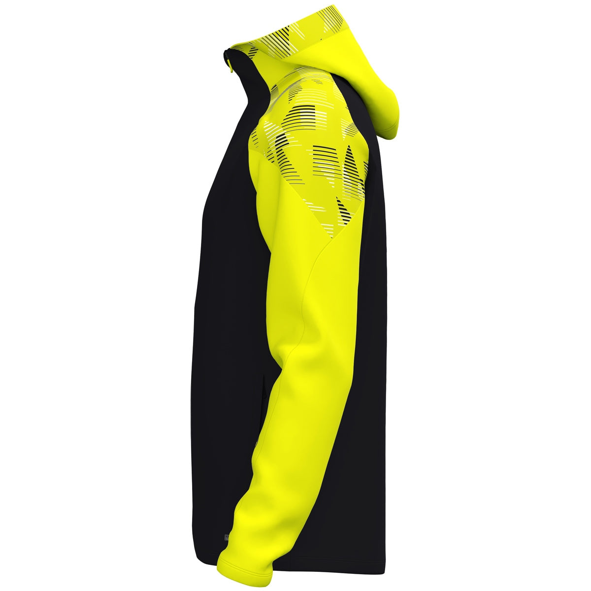 JAKO Kapuzenjacke Sonic (schwarz/neongelb)