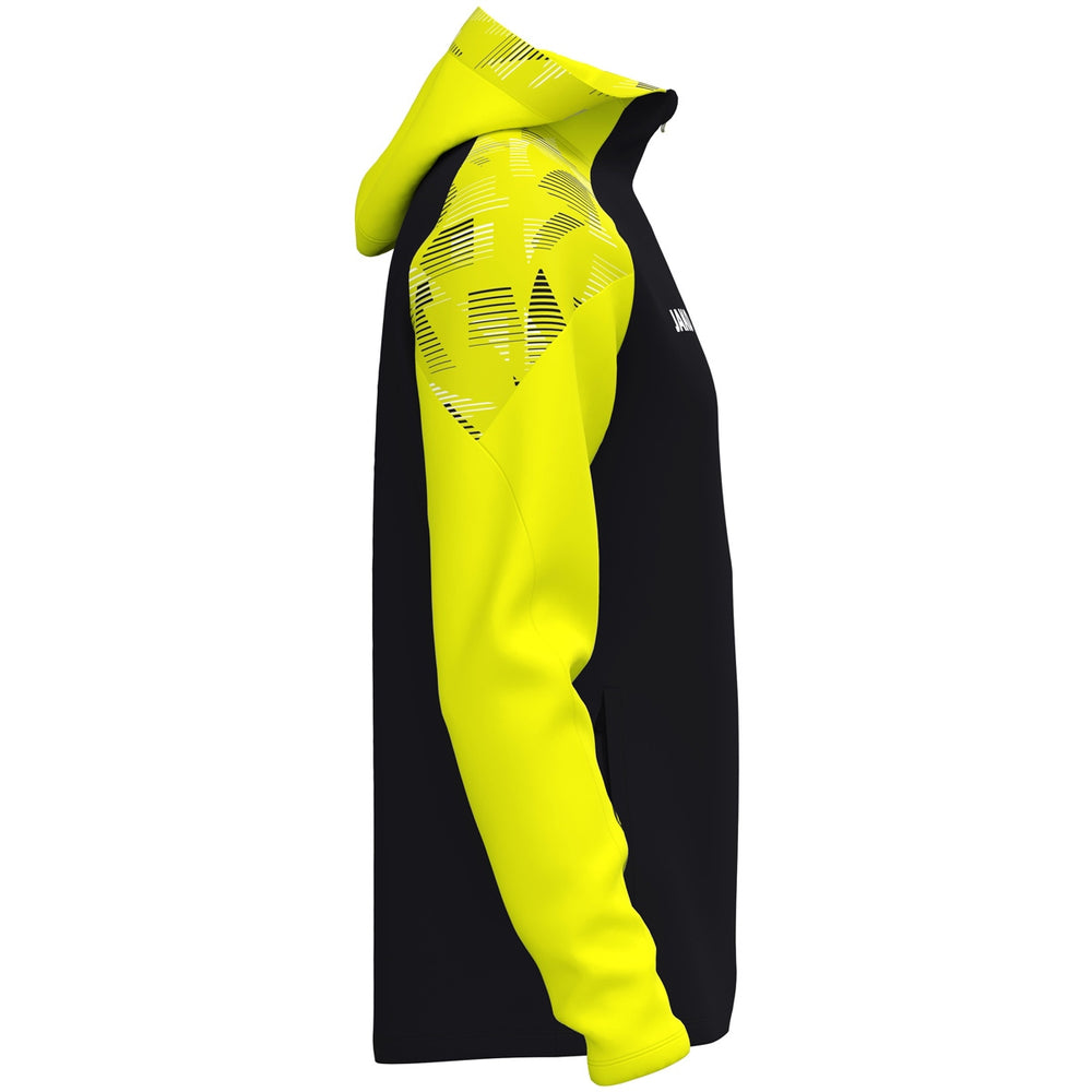 JAKO Kapuzenjacke Sonic (schwarz/neongelb)