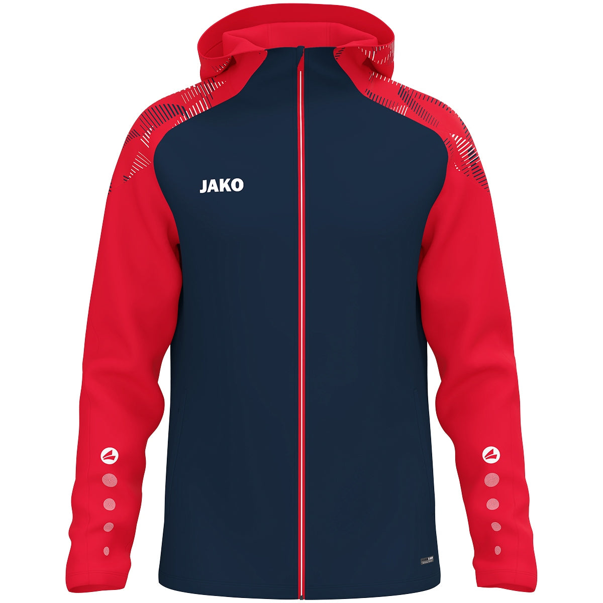 JAKO Kapuzenjacke Sonic (marine/rot)