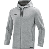 JAKO Kapuzenjacke Premium Basics Unisex Grau