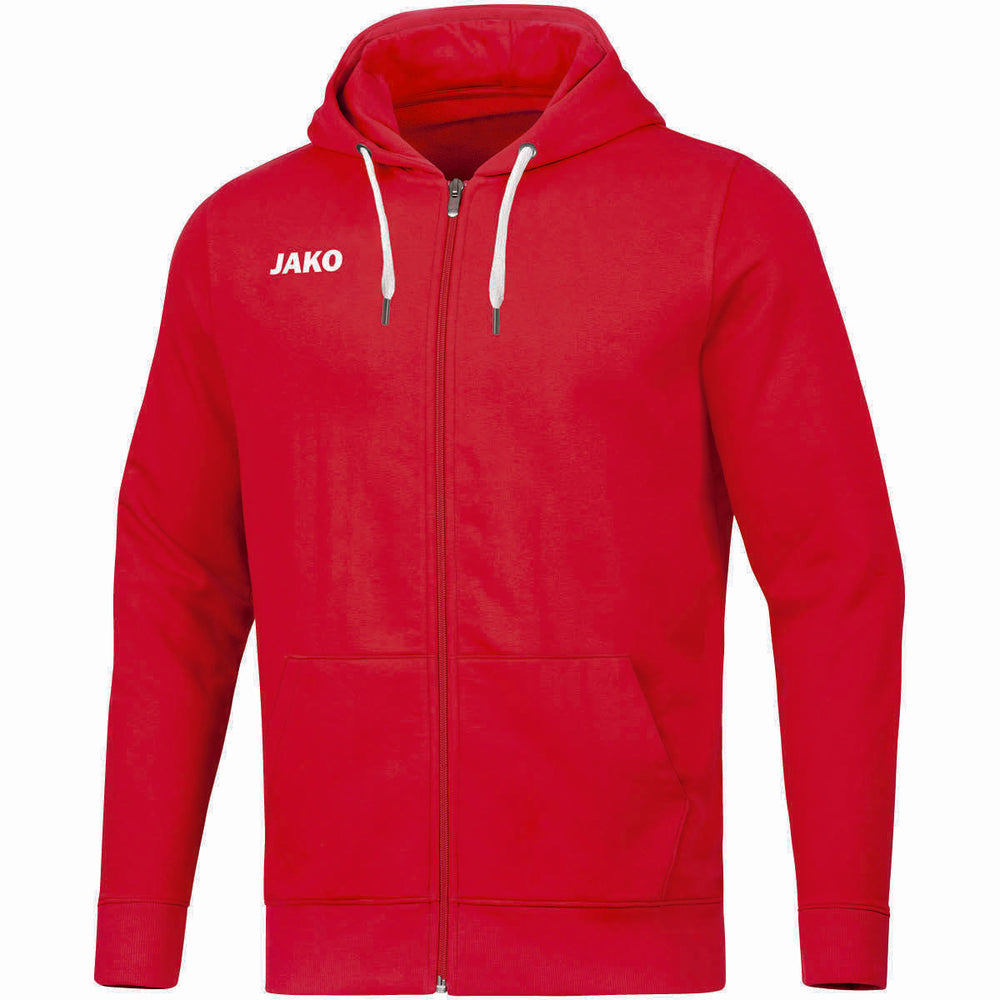 JAKO Kapuzenjacke Base Unisex Rot