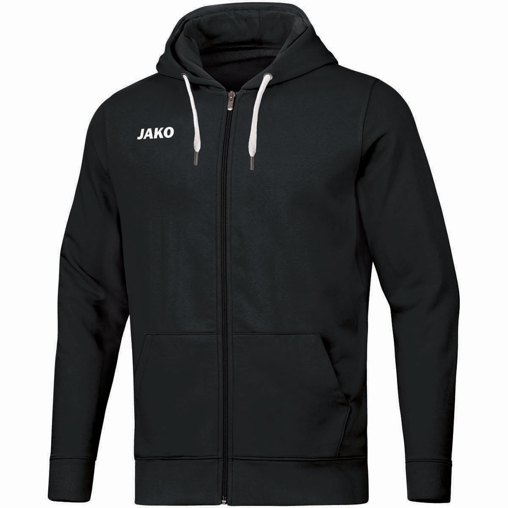 JAKO Kapuzenjacke Base (schwarz)