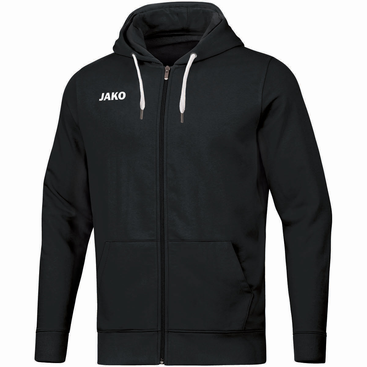 JAKO Kapuzenjacke Base (schwarz)