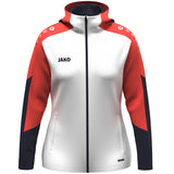 JAKO Kapuzenjacke Dynamic Damen (weiß/coral/marine)