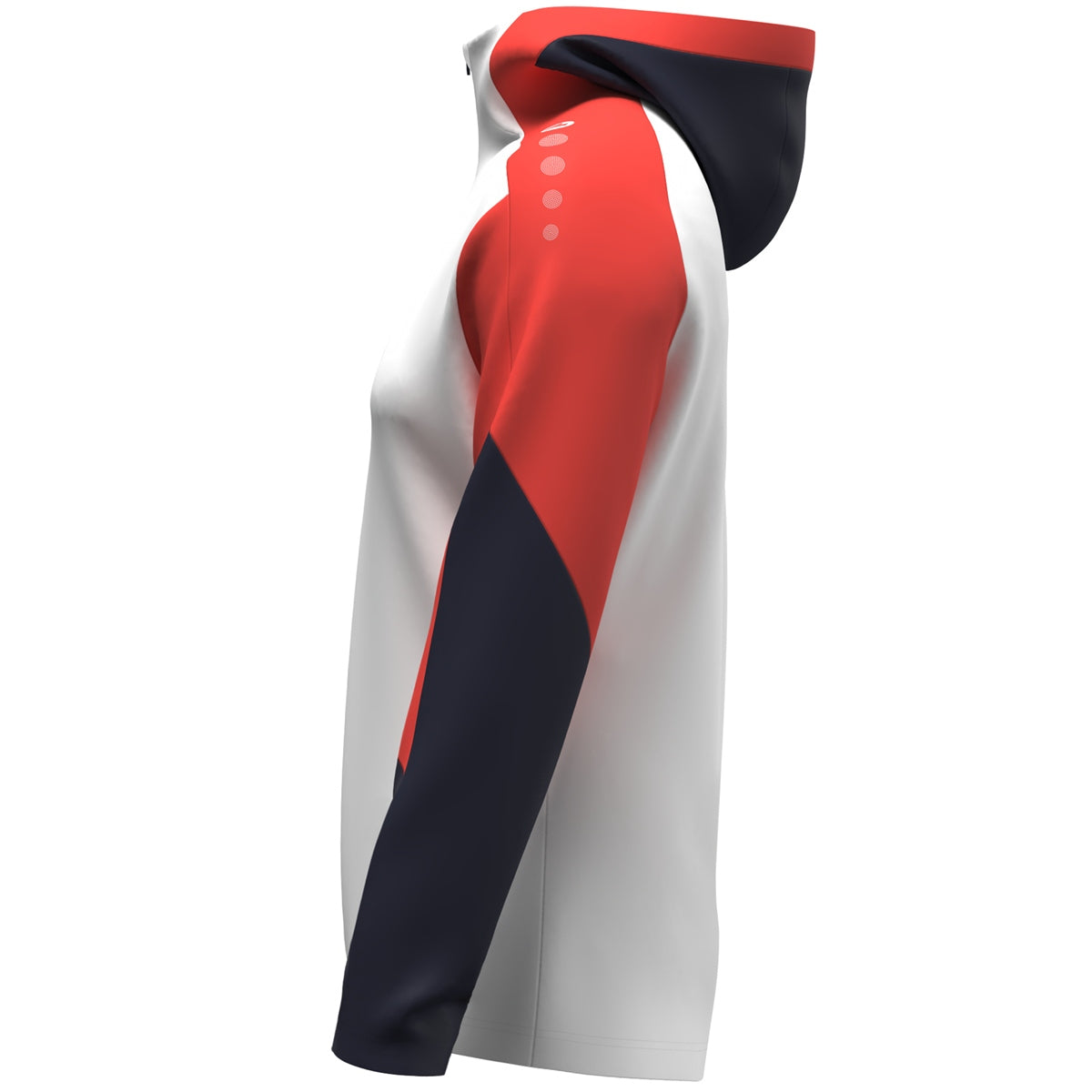 JAKO Kapuzenjacke Dynamic Damen (weiß/coral/marine)