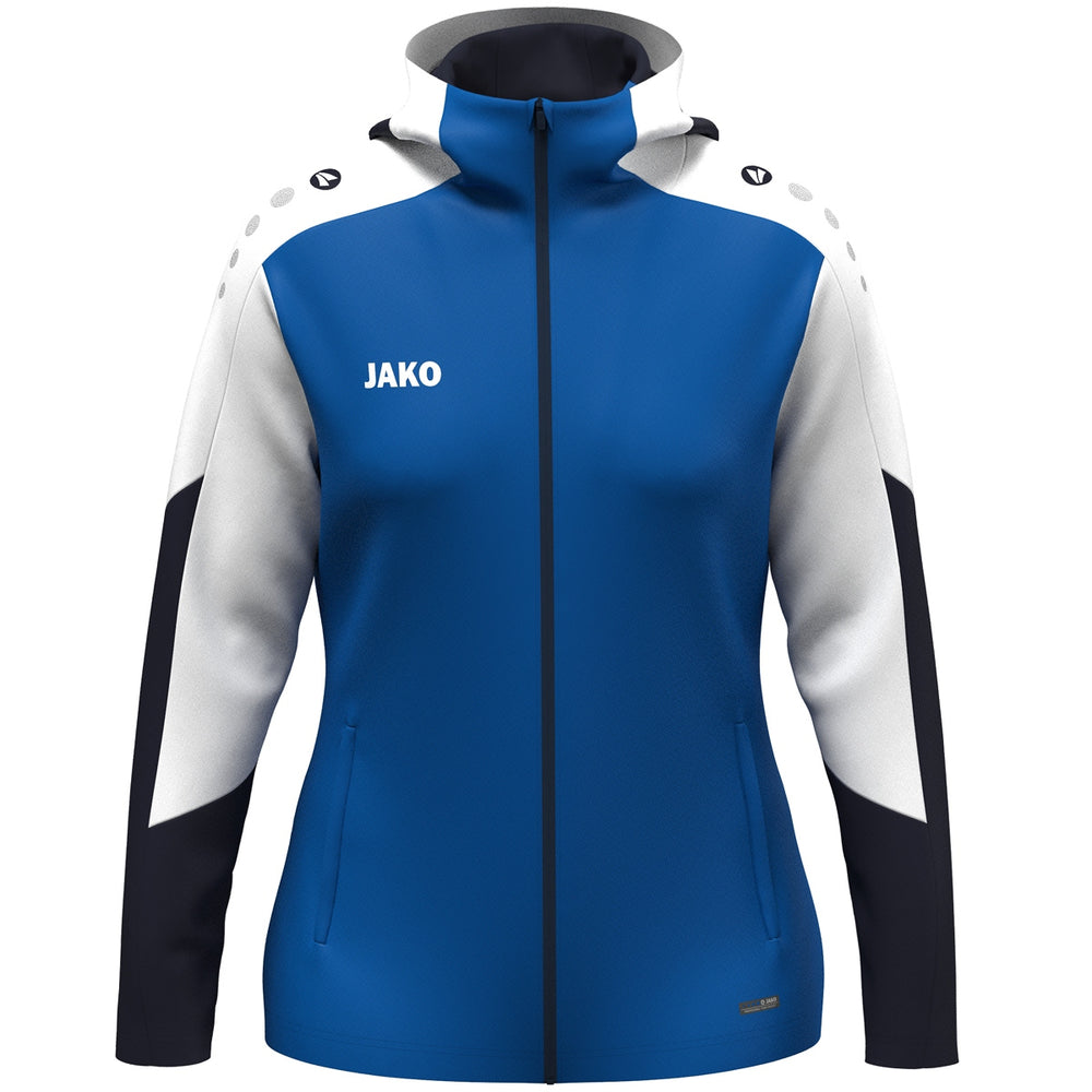 JAKO Kapuzenjacke Dynamic Damen (royal/weiß/marine)