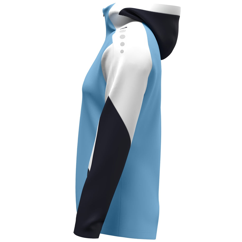 JAKO Kapuzenjacke Dynamic Damen (skyblue/weiß/marine)